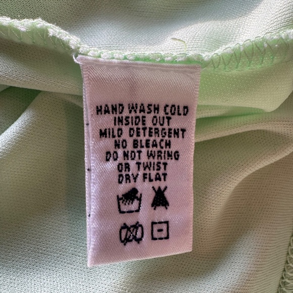 Lilly Pulitzer lime Green Crochet Knit Sweater Size L Vintage - Picture 7 of 10